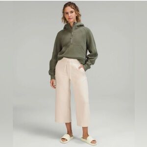 Lululemon Loungeful High Rise Wide Leg Crop Sweatpants